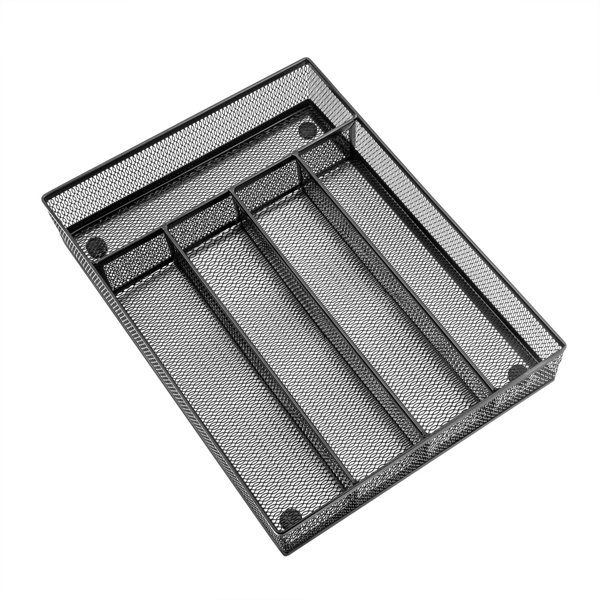 Rebrilliant Silverware Drawer Organizer (12.5 X 9.2Inch), Stainless